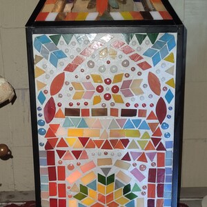 Large lantern with mosaic decoration