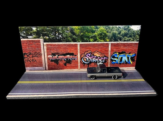 アメリカンジオラマ 1/64 ストリートアート LA グラフィティ +