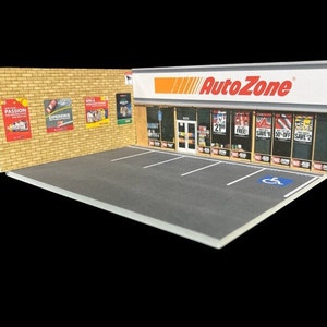 1/64 Diorama Auto Zone Store Front - Etsy