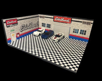 1/64 Diorama Edelbrock Garage