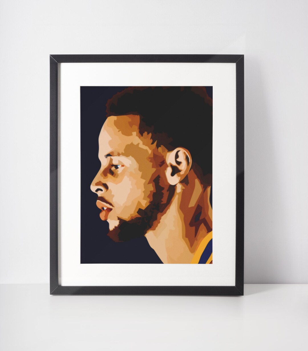 Stephen Curry Painting, Digital Download, Wall Art Painting, Stephen