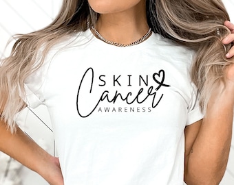 Skin Cancer Shirt, Melanoma T-Shirt, Skin Cancer Awareness T Shirt, Skin Cancer Warrior Shirts, Melanoma Awareness Shirt,Skin Cancer Fighter