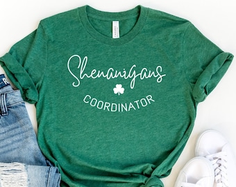 Shenanigans Coordinator Shirt, Coordinator T-Shirt, Matching St Patricks Day Shirts, Drinking Tee, St Patrick's Day Shirt, Lucky Irish Shirt