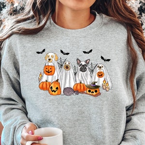 halloween dog shirt,ghost dog shirt,halloween dog sweat,spooky season shirt,halloween sweatshirt,halloween gift,halloween costume,dog lover gift,halloween sweater,ghost sweatshirt,dog sweatshirt,halloween crewneck