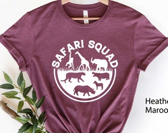 Camiseta de safari, regalo de safari, camiseta de guía de safari, camiseta de viaje de safari, camisetas de vacaciones, cumpleaños de safari, safari africano, amante de la vida salvaje, safari