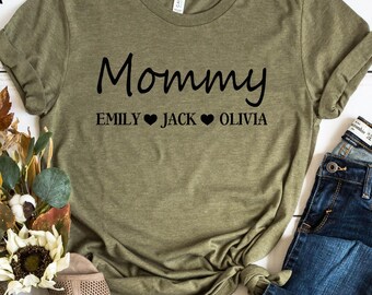 Camiseta personalizada para mamá: sudadera para el Día de la Madre, regalo para mamá primeriza