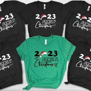 Family Christmas 2023 Shirt, Christmas Shirt, Matching Christmas Santa Shirts, Christmas Gift, Christmas Party Shirt, Christmas Family Shirt