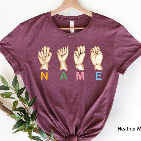 Sign Language Shirt - Etsy