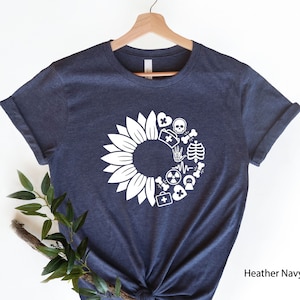 Sunflower Radiology Tech Shirt, X-Ray Tech Tee,Rad Tech T-Shirt,Radiologist Shirt,Radiologist Gift, Radiology Shirt,Radiology Technician Tee