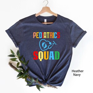 Pediatrics Squad Shirt, Pediatric Nurse Tee, Cute PICU Shirt, Registered Nurse, Pediatrics RN, Peds Nurse Tee, Nurse Gift, Pediatrician Gift image 1