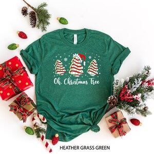 Oh Christmas Tree Sweatshirt, Christmas Cake Sweatshirt, Christmas Crewneck Sweater, Christmas Sweater Women, Funny Christmas Shirt Xmas Tee