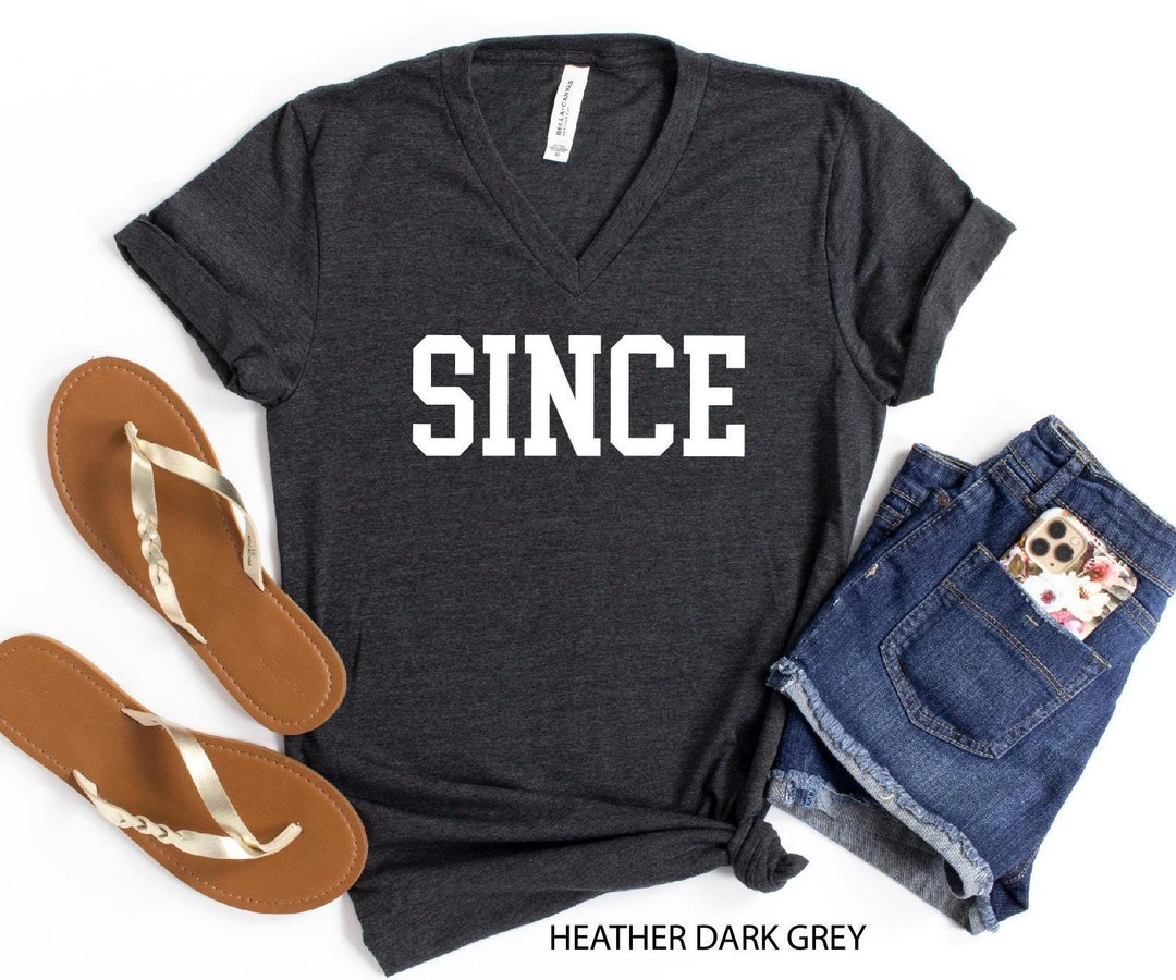 Custom V-neck Shirt, Personalized Shirt, Add Your Own Text ...