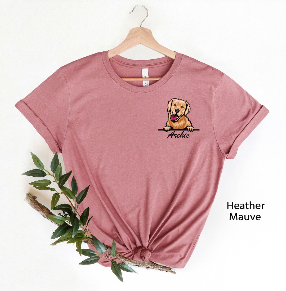 Golden Retriever Dog Mom T-shirt, Mother's Day Gift, Custom Shirt for ...