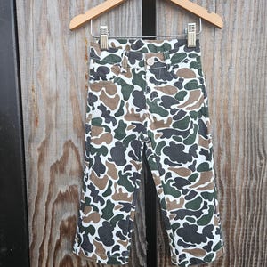 Boys Camo Denim Pant