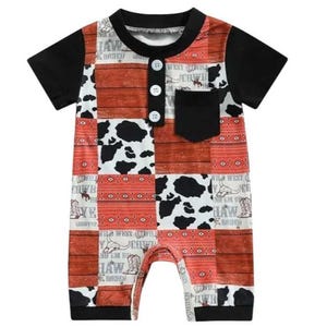 Rodeo Patchwork Romper