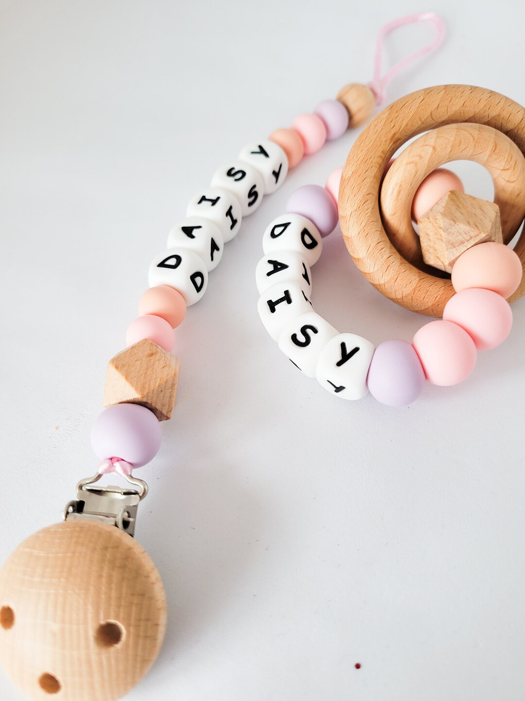 Personalised Dummy Clips/personalised Dummy Chain/personalised Etsy