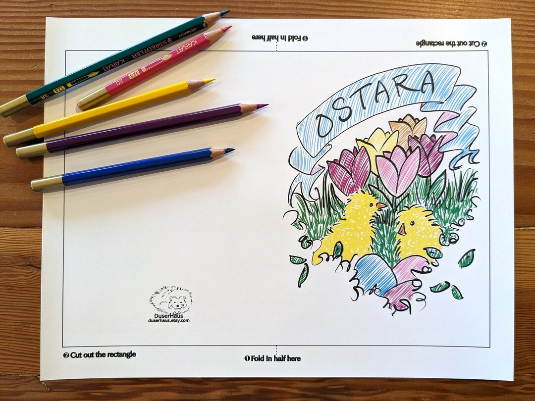 Ostara Printable Card for Altars, Notes, and Seasonal Greetings 5x7 - Etsy