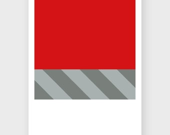 Affiche de baskets Nike, Air Max 1 Red Big Bubble, affiche, boîte de baskets, impression téléchargement numérique, impressions téléchargeables, affiches et impressions, impressions