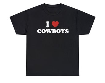 I Heart Cowboys Unisex Tee | I Love Cowboys