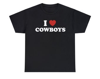 I Love Cowboys Unisex Tee