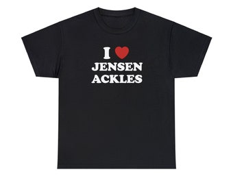 I Heart Jensen Ackles Unisex Tee | Supernatural | Dean Winchester