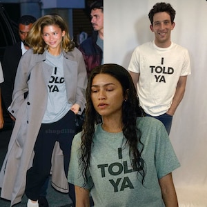 I TOLD YA Challengers Movie Tee | Zendaya | Mike Faist | Josh O'Connor | Tashi Donaldson | Challengers Film |  Luca Guadagnino | JFK Jr.