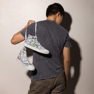 Sting - Men’s high top canvas shoes
