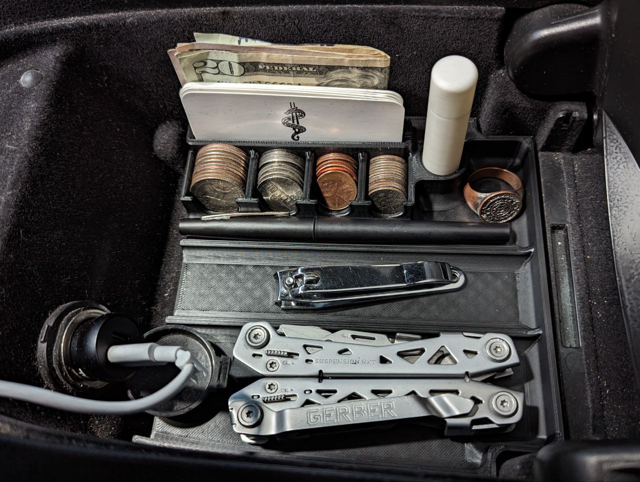 Nissan 370z / Armrest Organizer / Coin Storage Tray - Etsy