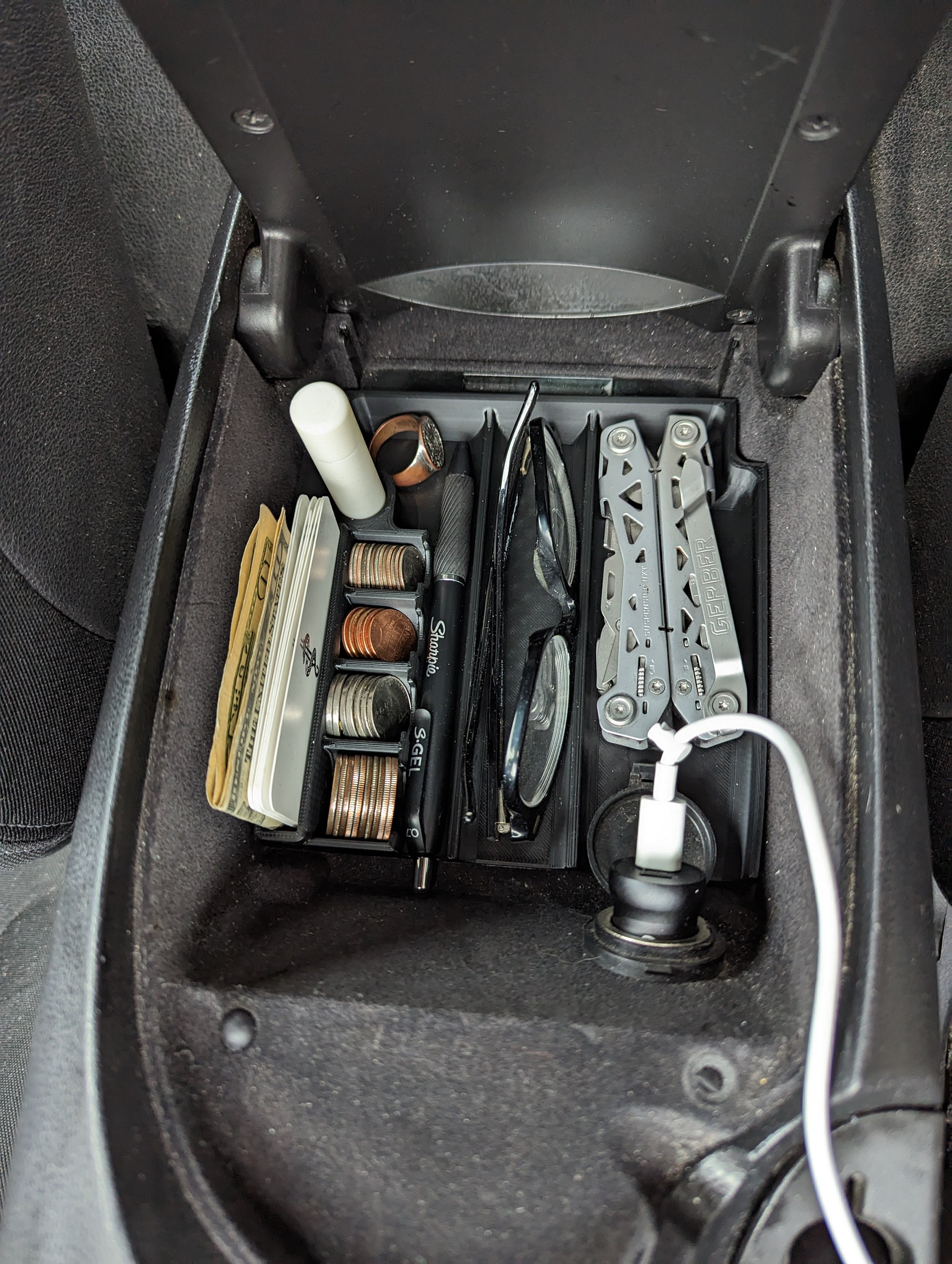 Nissan 370z / Armrest Organizer / Coin Storage Tray - Etsy