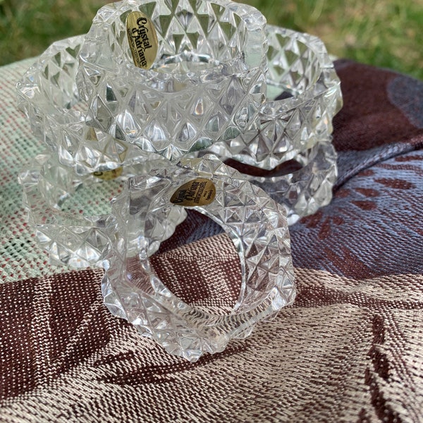 Crystal Napkin Rings - Etsy