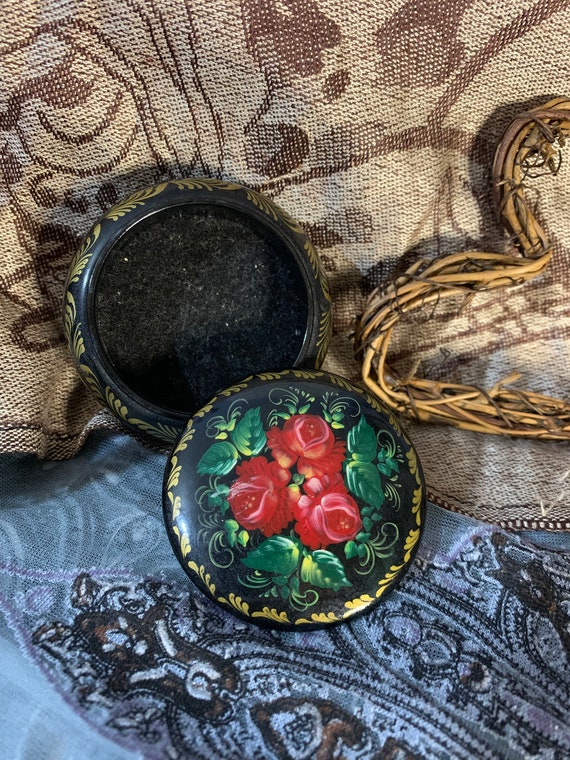 Hand-Painted Ukrainian Trinket Box - image 4