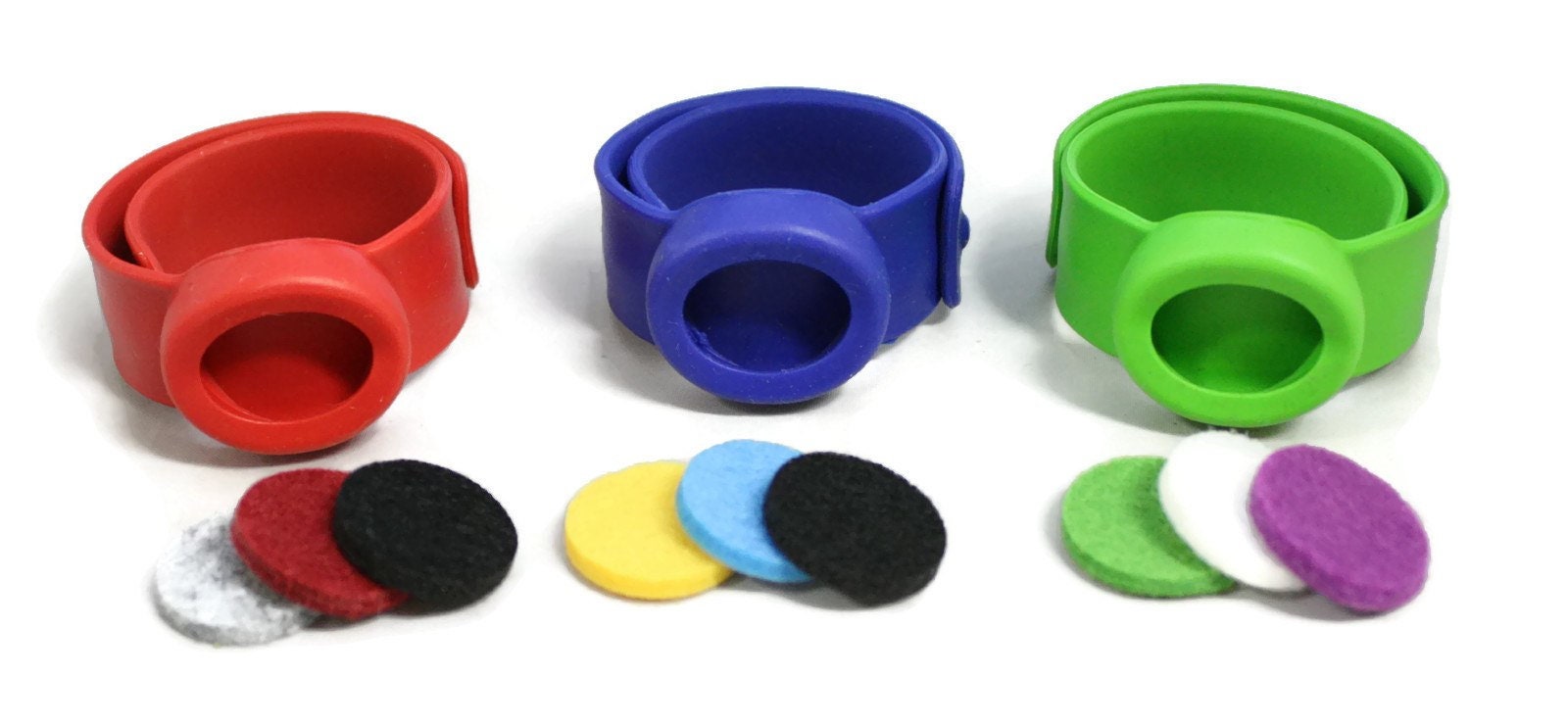 Sporty Kids Essential Oil Diffuser Silicone Slap Bracelet- Set of 3 - Etsy