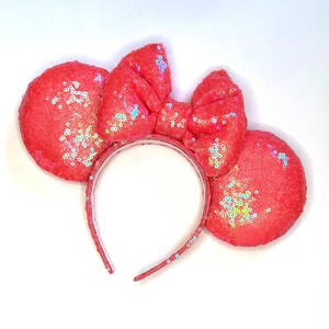 Neon Pink Iridescent Park Ears