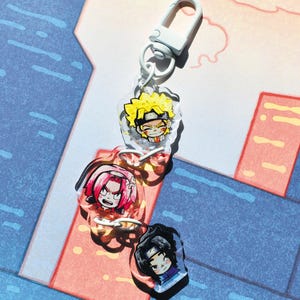 Itty Bitty Ninjas Acrylic Keychain