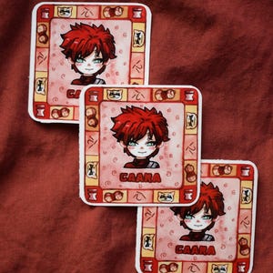 Love! Sand Ninja Square Tile Sticker