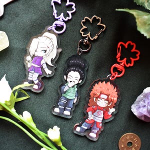 Ninja Team 10 Acrylic Keychains