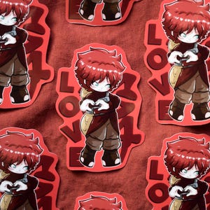 Love and Youth Ninjas Kanji Stickers