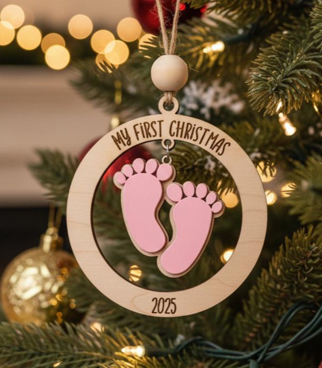 My First Christmas Ornament Baby's First Christmas Tree Ornament — free download