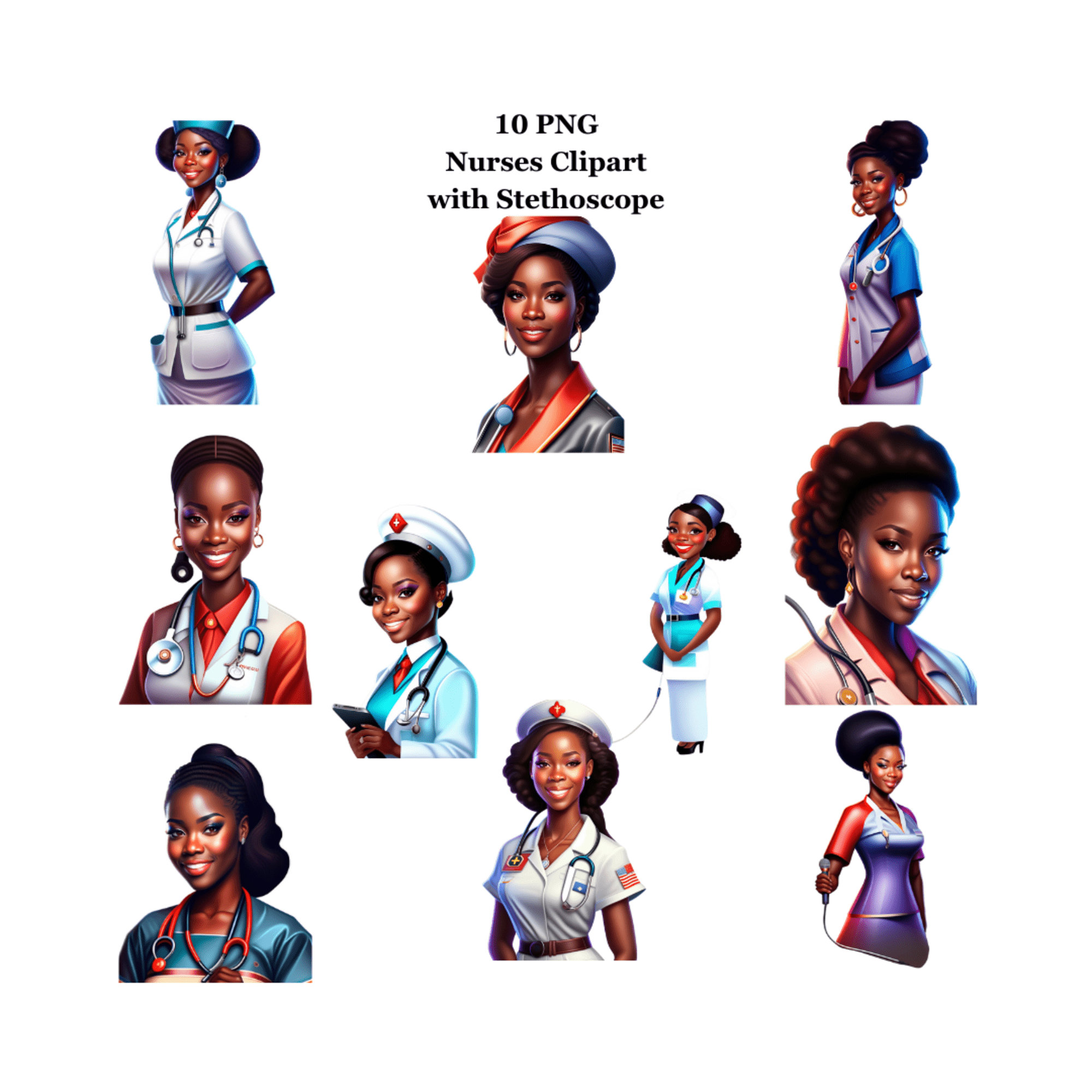 Nurse Clipart Black Nurse Clipart Black Nurse Png Black Woman