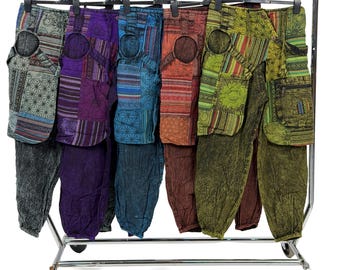 Nepal Himalayan Wanderer Handmade Patchwork Cotton Trousers