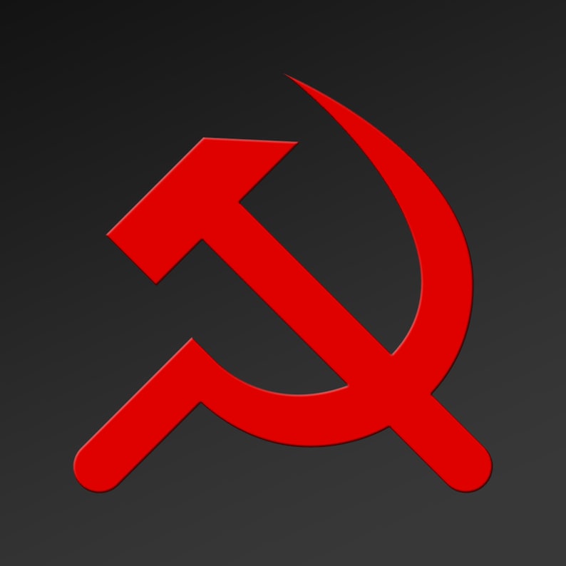 Hammer and Sickle Sticker / Communist Sticker - Available in Multiple ...