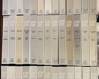 Star Trek Collector’s Edition VHS Set | All 79 Episodes | 39 Tape Box Set | Original Series | Vintage Sci-Fi Collector Set