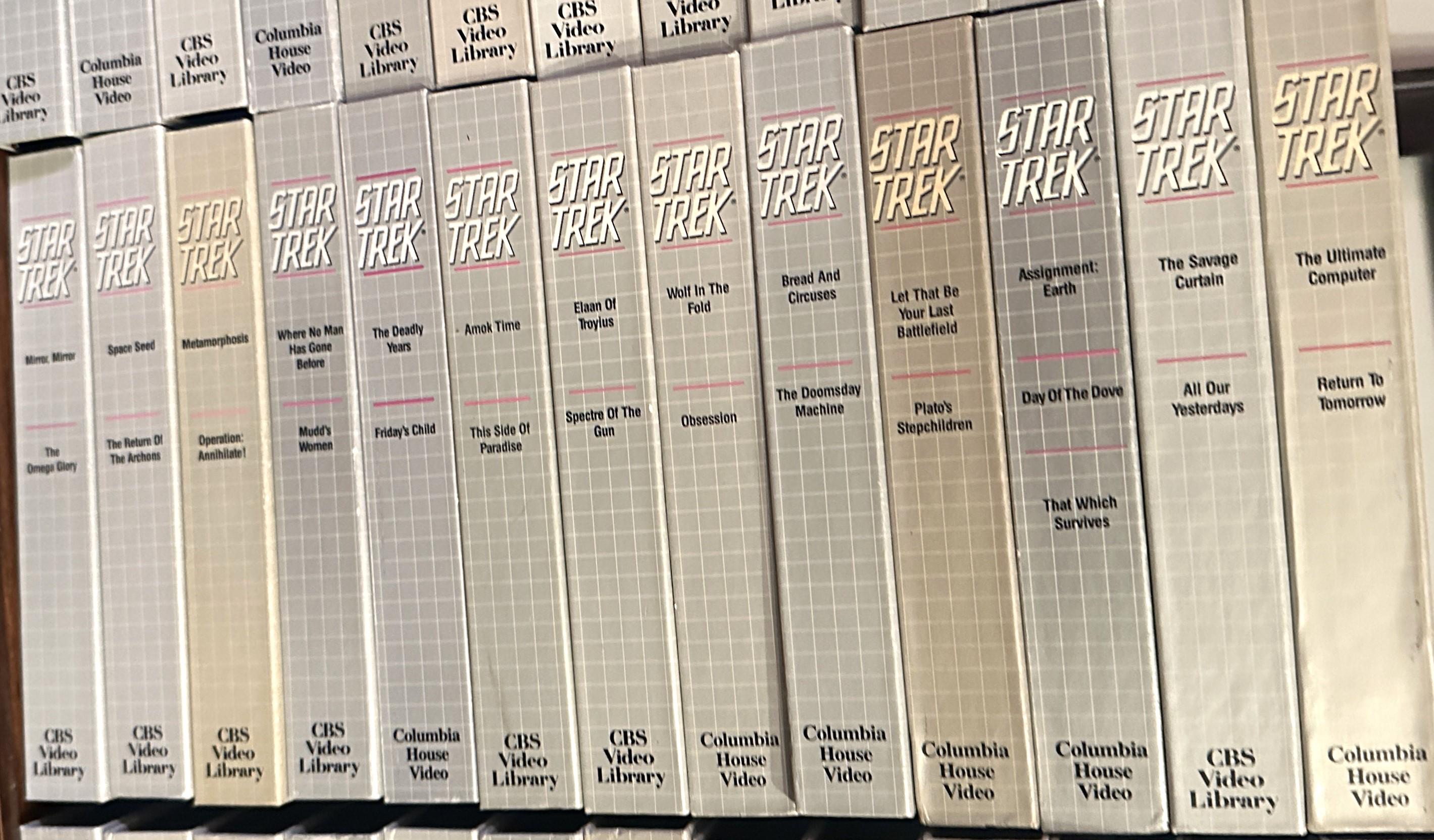 Star Trek VHS Collector's Set: Original Series, 79 Episodes - Etsy