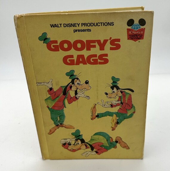 WALT DISNEY’S GOOFYcoloring bookアメリカの古書 Vintage 1983 Walt Disney's Goofy's Book Of Colors Hardcover