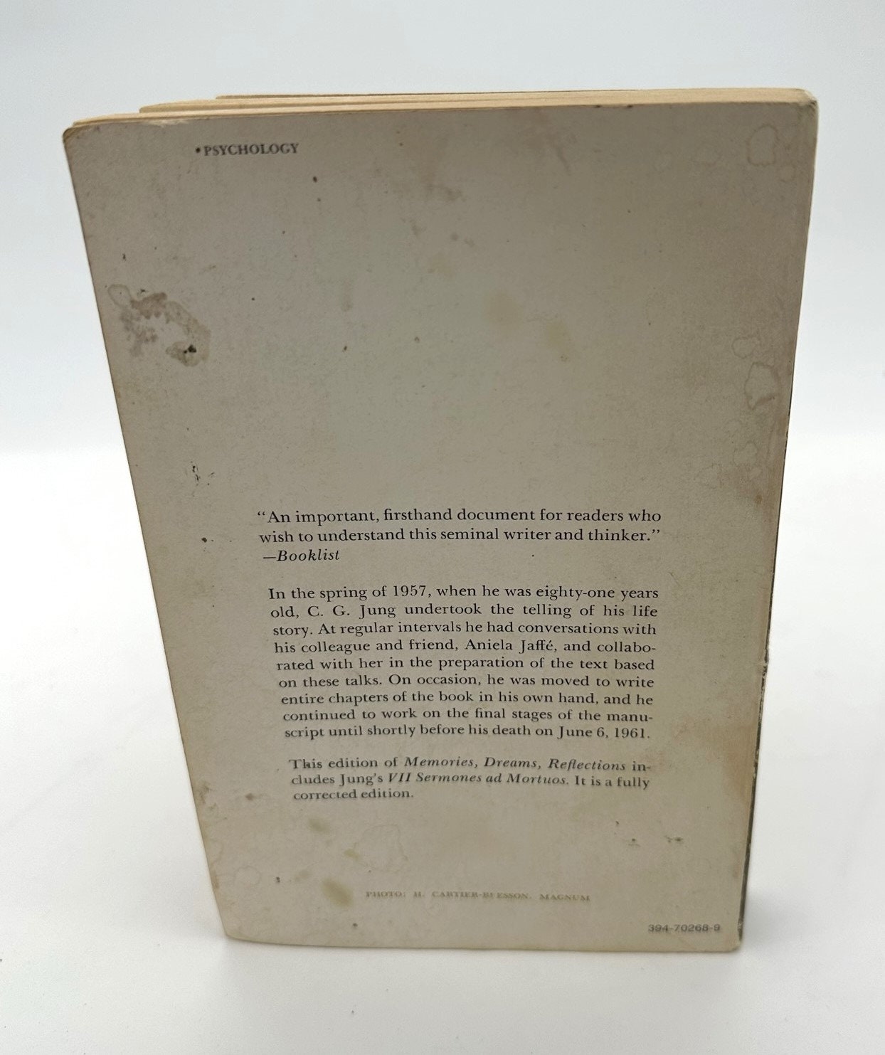 Memories Dreams Reflections Paperback 1973 by Carl G. Jung Etsy