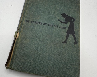 Nancy Drew: the Mystery at the Ski Jump – 1952 Blue Tweed Vintage
