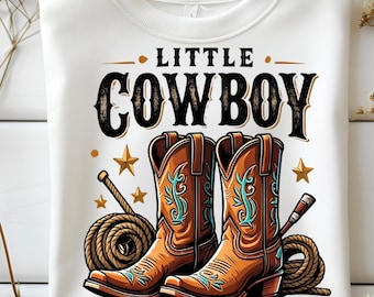 Clipart kleine cowboylaarzen: Western rodeo-ontwerp (PNG, SVG, PDF)