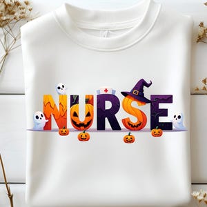 Halloween Nurse SVG, Spooky Nurse Png, Nurse Halloween Png, Nurse Design, Sublimation Design, Funny Halloween Png, Nurse Shirt Png