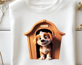 Baby Dog PNG Clipart, Puppy Illustration (Digital Download)