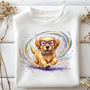 Glasses Dog Png, Cute Dog Png, Dog Png, Dog Clipart, Funny Dog Png, Cute Glasses Dog PNG Clipart, Cartoon Dog Png, Kids Shirt Design
